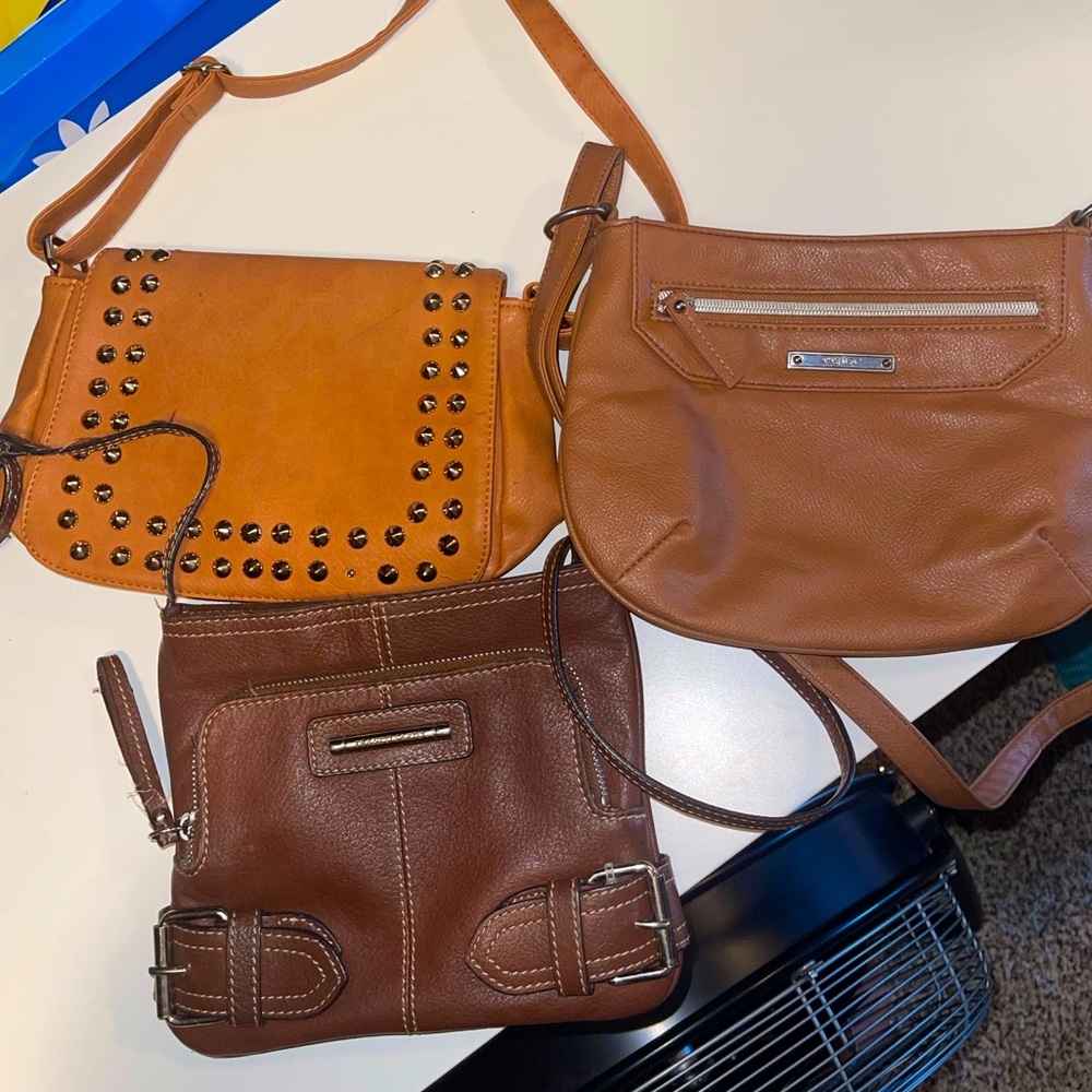 Leather bag bundle (3)
